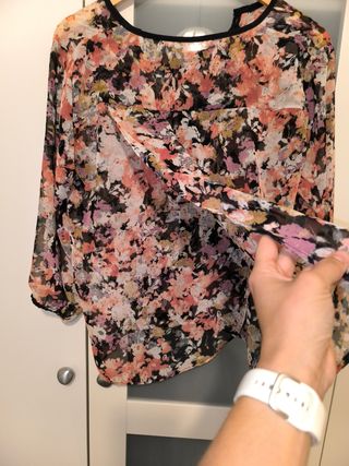 Blusa floral Pull&Bear 