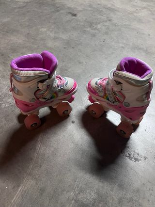 Patines 4 ruedas niña con luces