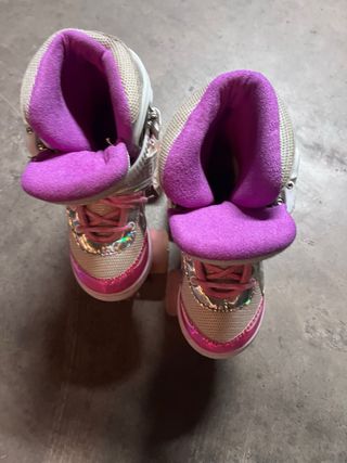 Patines 4 ruedas niña con luces