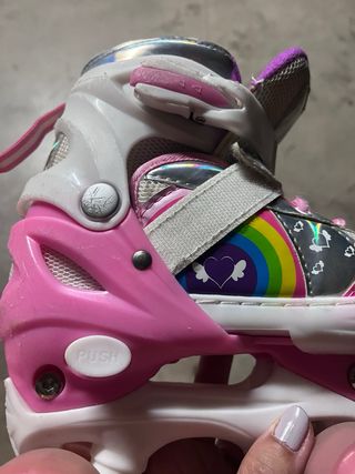 Patines 4 ruedas niña con luces
