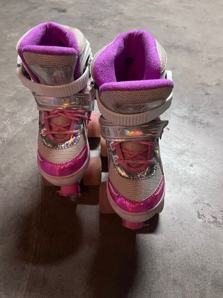 Patines 4 ruedas niña con luces