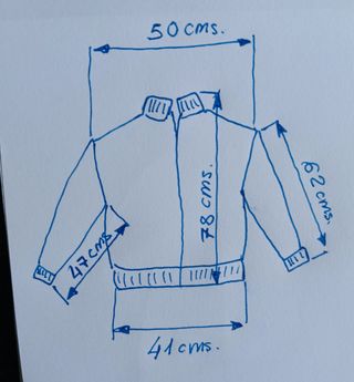 Chaqueta Paul & Shark gris Talla XL ,muy gruesa
