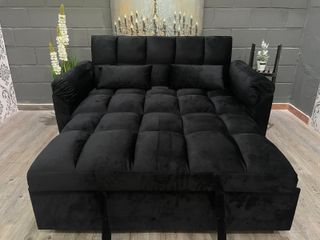 Sofá Cama Negro