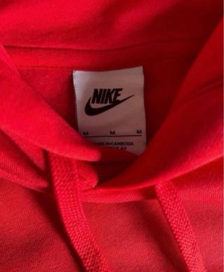 Sudadera Nike Roja Talla M