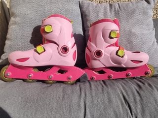 Patines Oxelo Rosas Ajustables T. 32-34