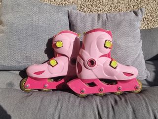 Patines Oxelo Rosas Ajustables T. 32-34