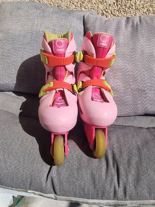 Patines Oxelo Rosas Ajustables T. 32-34