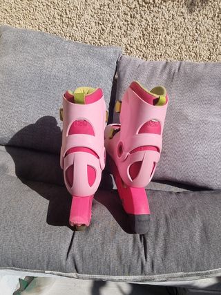 Patines Oxelo Rosas Ajustables T. 32-34