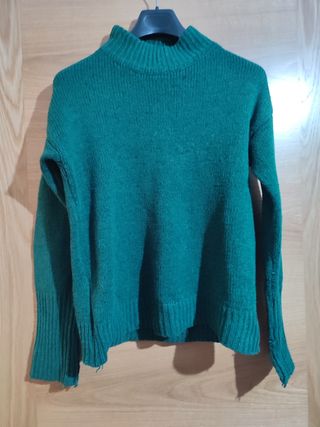 Jersey cuello alto básico