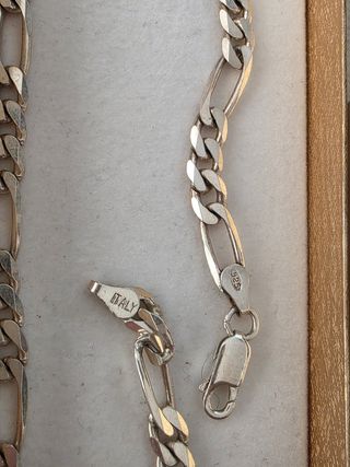 Conjunto Cadena y Pulsera Plata de Ley