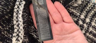 Casaco Rino&Pelle malha xadrez pérolas tam S