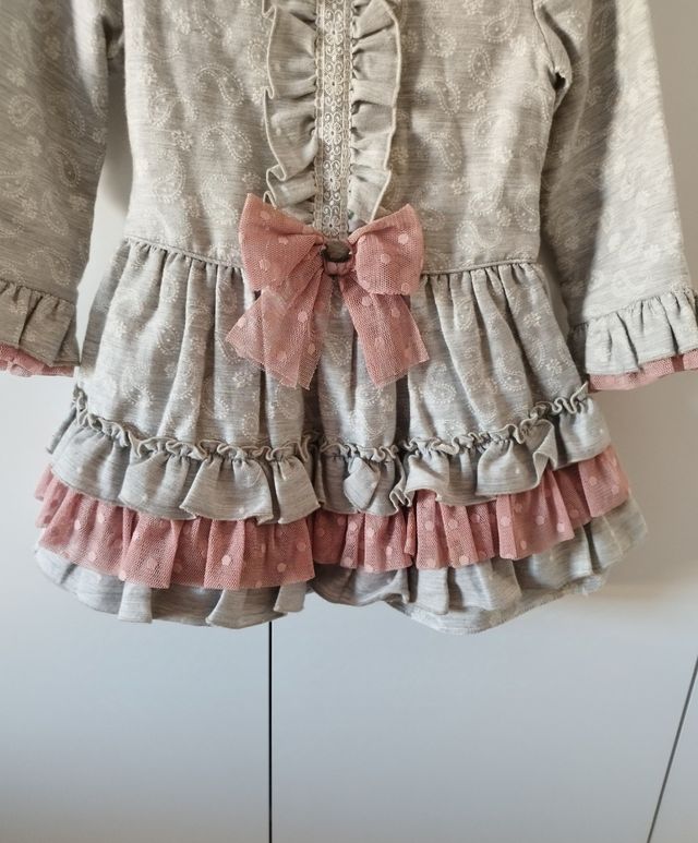 Vestido evento con diadema niña 3 años