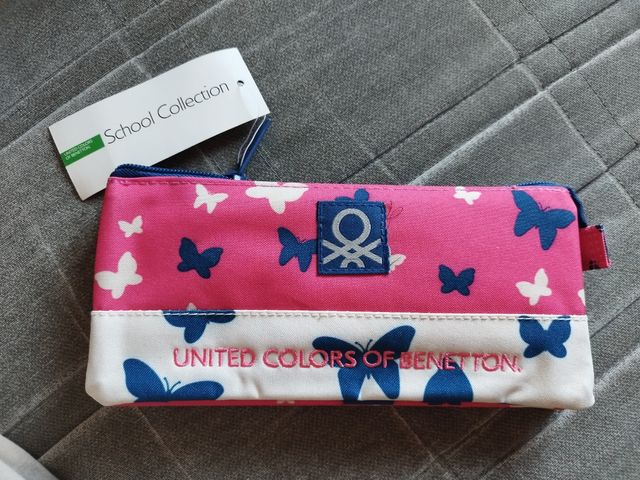 Estuche Escolar Benetton Mariposas