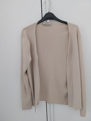 Cardigan autunnale beige taglia M