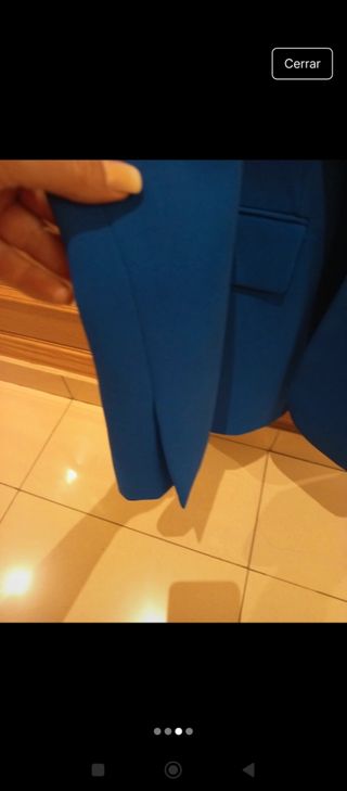 Chaqueta Zara Azulón