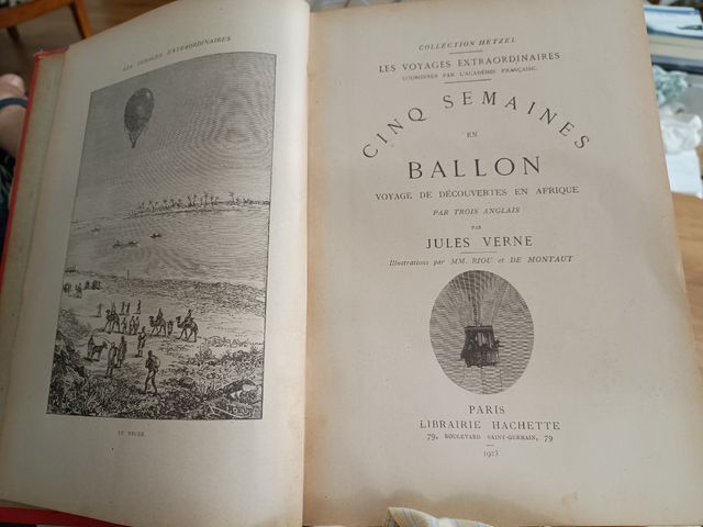 Julio Verne  5 semaines en ballon 1923