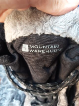Botas Mountain Warehouse Talla 37 Negro/Gris