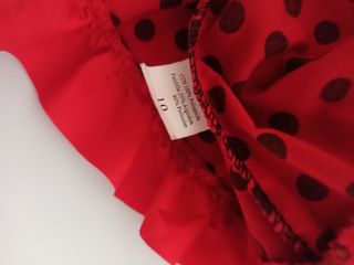 Disfraz Flamenca Niña Rojo y Negro