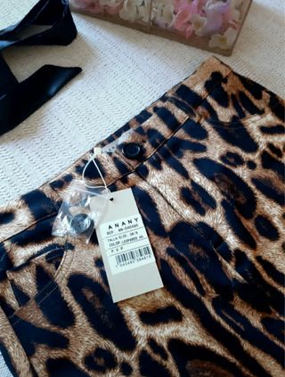 Falda animal print