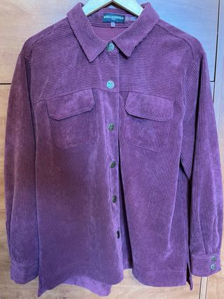 Camisa Karl Lagerfeld Roja Corduroy