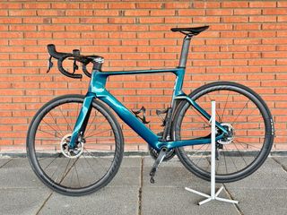 Bicicleta Orbea Aero Azul. 
