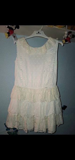 Vestido niña Miranda 10 años blanco