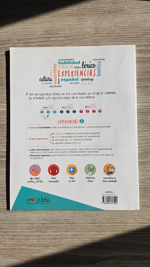 Libro de alumno Experiencias 2 español