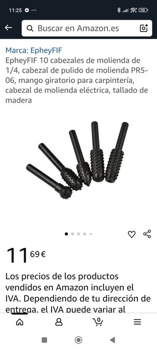 EpheyFIF 10 cabezales de molienda