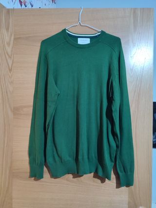 Jersey verde Primark básico