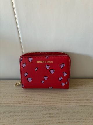 Monedero Bimba y Lola Corazones Rojo y Rosa