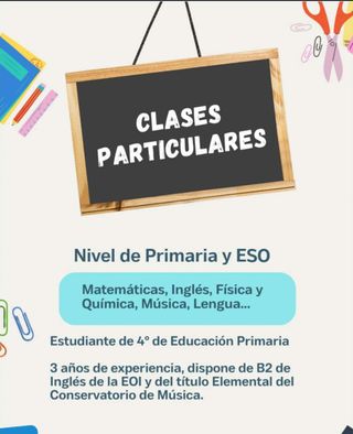 Clases particulares Primaria y ESO