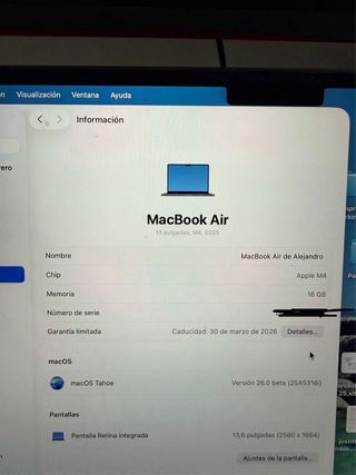 MacBook Air 13 16GB M4 256GB Space Gray
