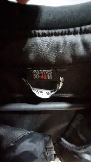 Chaqueta de moto Rainers negra