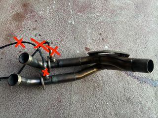 Colector escape TRK 502 Benelli colectores