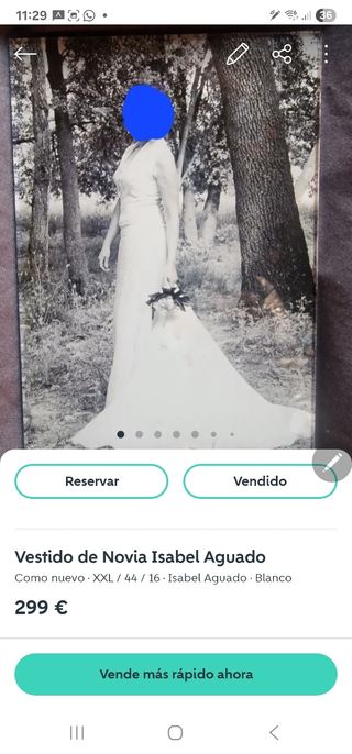 Vestido de Novia Isabel Aguado