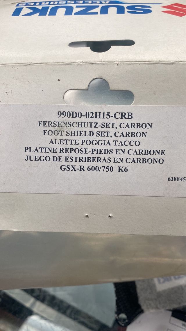 Embellecedores carbono Suzuki GSXR 600 K6/K7
