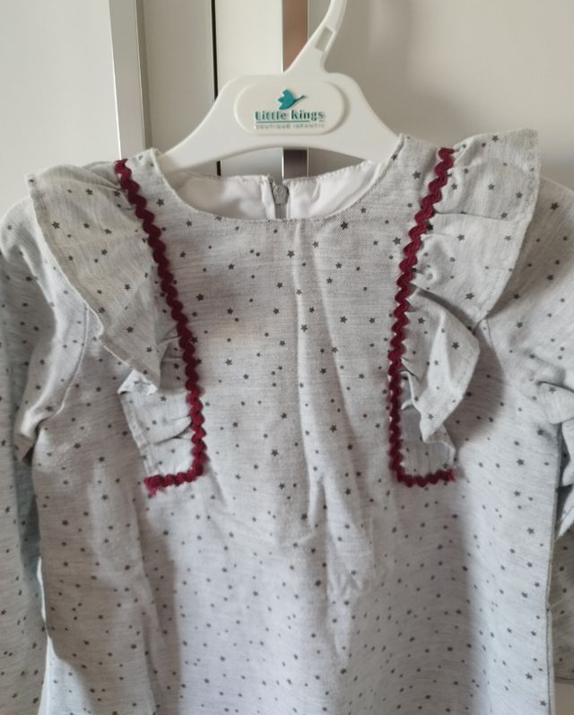 Vestido con volantes niña 4 años