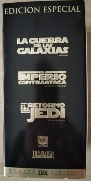 Trilogía La Guerra de las Galaxias VHS Edición Esp