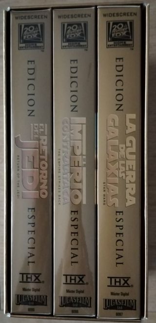 Trilogía La Guerra de las Galaxias VHS Edición Esp