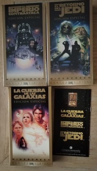 Trilogía La Guerra de las Galaxias VHS Edición Esp
