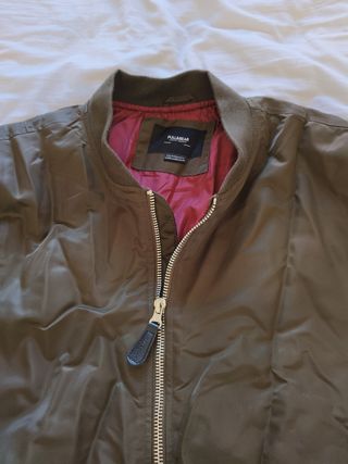 Cazadora bomber hombre verde