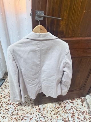 Americana beige mujer