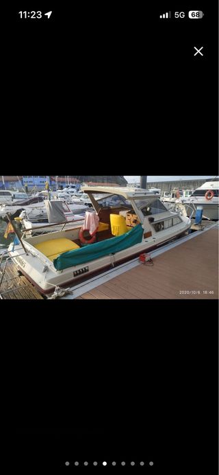 Barco a motor 7,4m ocasión Asturias