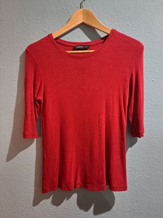 Jersey Stradivarius Rojo Talla M