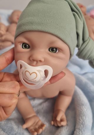 Muñeco Reborn Silicona Blanda Niño