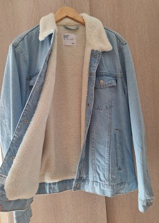 Cazadora vaquera Bershka Hombre