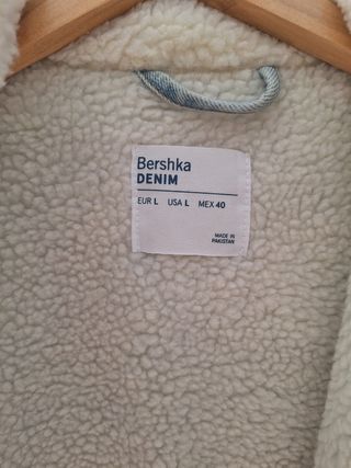 Cazadora vaquera Bershka Hombre