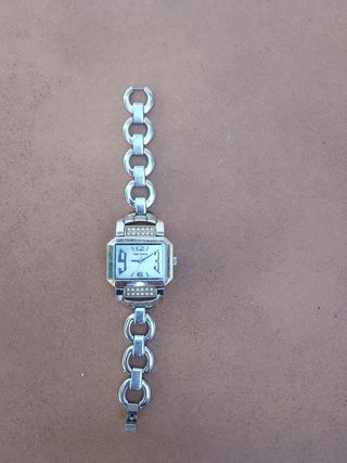 Reloj Time Force Mujer Plata y Blanco