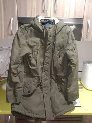 Chaqueta 3/4 verde oliva