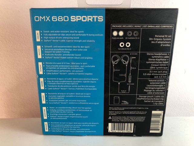 Auriculares Deportivos Sennheiser OMX 680 Adidas